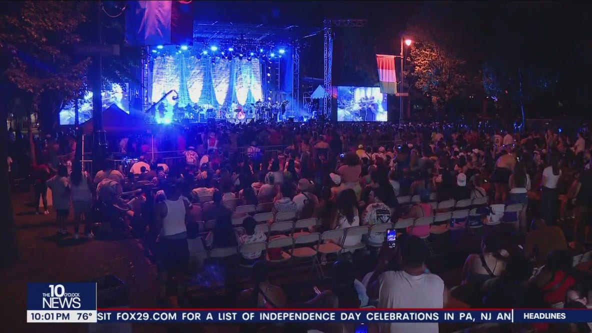 Wawa Welcome America concert rocks parkway after brief rain delay